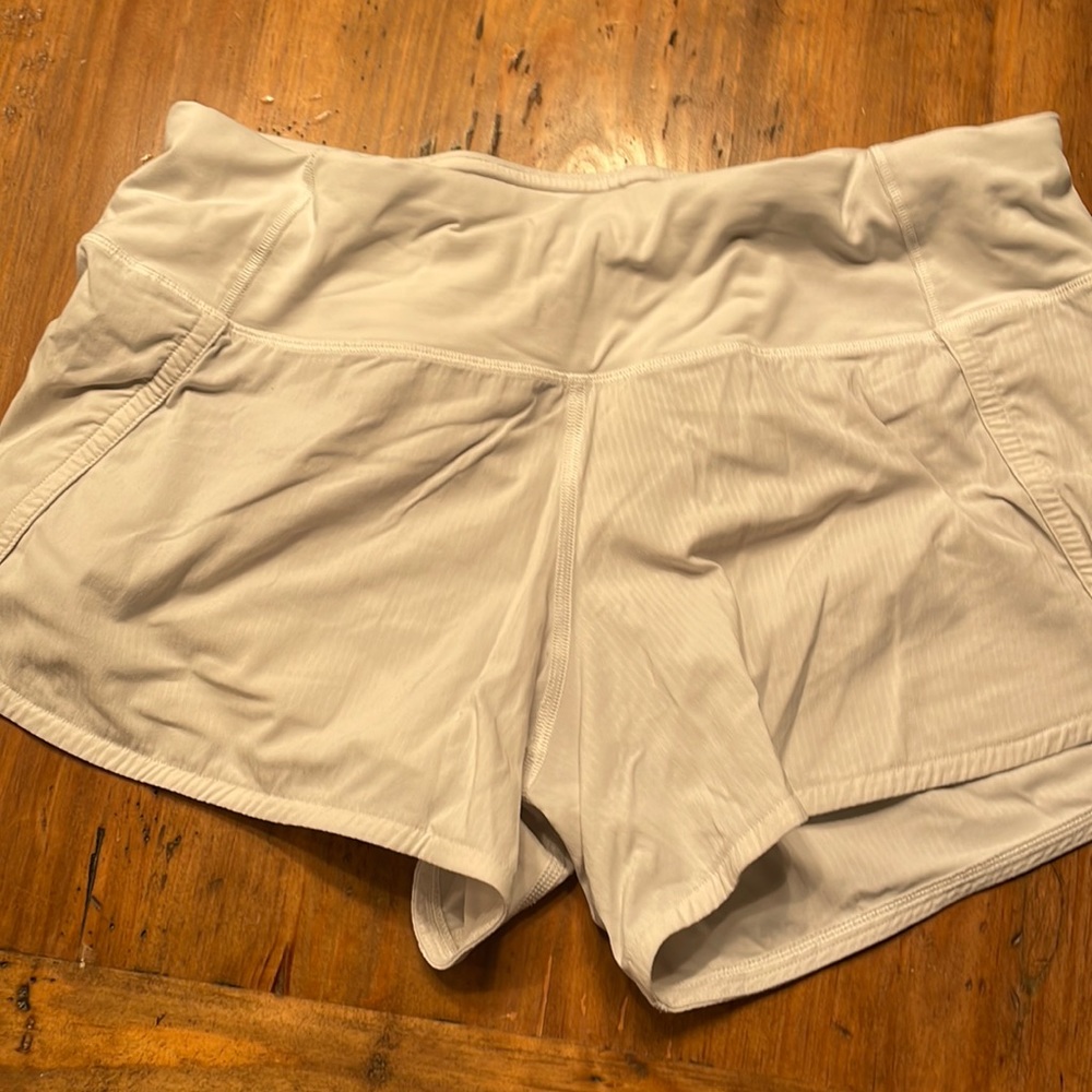 White Lululemon Shorts